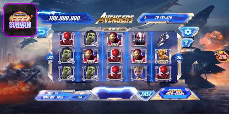 Giới thiệu về trò chơi Avengers SUNWIN siêu hot