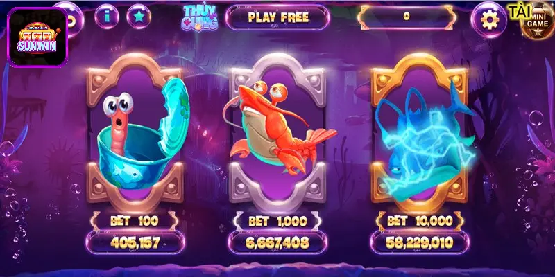 Thủy cung là game quay hũ SUNWIN siêu mới