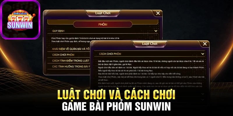 Cách chơi game bài Phỏm SUNWIN cơ bản