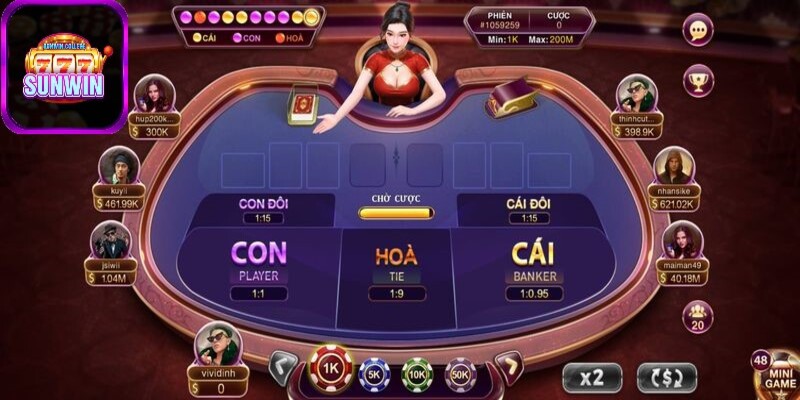 Kinh nghiệm đánh bài Baccarat Kim Tài SUNWIN