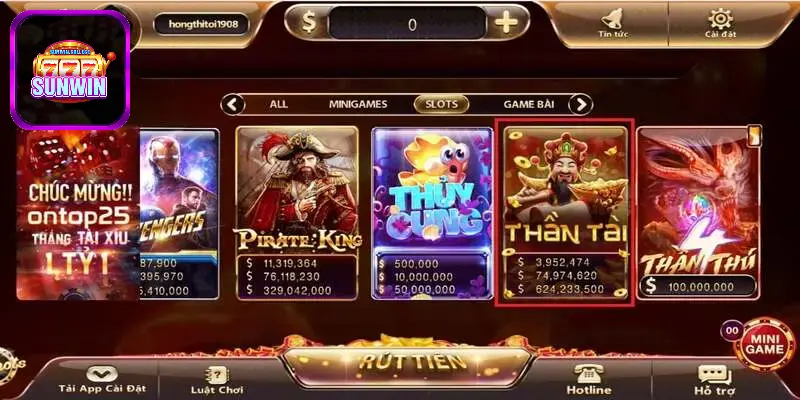 Game nổ hũ thần tài đang được nhiều game thủ yêu thích