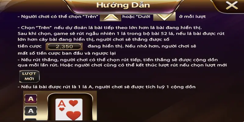 Hướng dẫn cách chơi game trên dưới SUNWIN